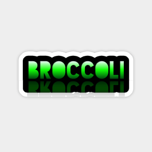 Broccoli - Healthy Lifestyle - Foodie Food Lover - Graphic Typography Sticker